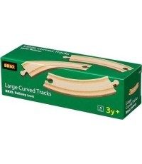BRIO lenktų bėgių detalių rinkinys, dideli 33342