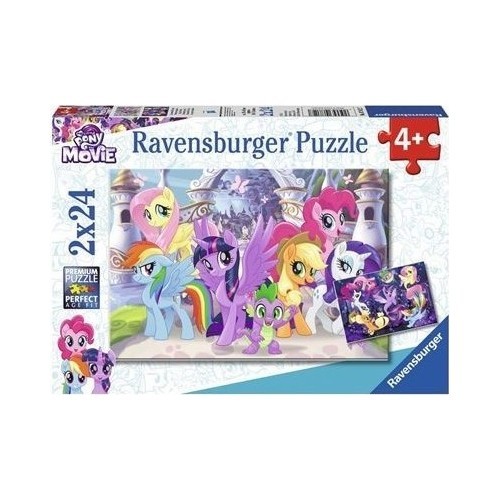 RAVENSBURGER dėlionė Ponys, 2x24 vnt., 7812