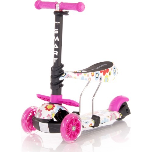 Scooter Lorelli Smart Pink Flowers