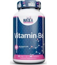 Haya Labs Vitamin B6 90 tab. (vitaminas B6)