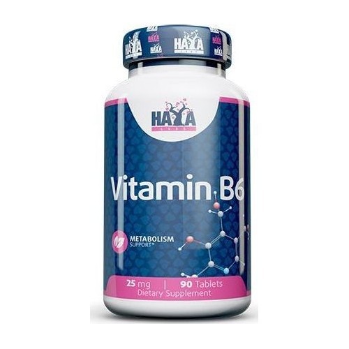 Haya Labs Vitamin B6 90 tab. (vitaminas B6)