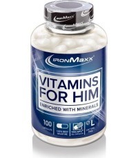 IronMaxx vitaminai vyrams, 100 kaps.