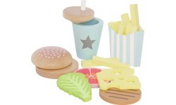 JaBaDaBaDo mediniai maisto rinkinys „Burger Meal“
