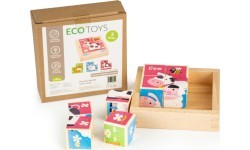Educational Wooden Blocks Puzzle Ecotoys Zoo