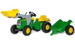 RollyKid John Deere pedalinis traktorius
