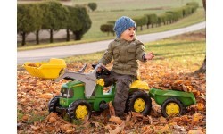 Педальный трактор RollyKid John Deere