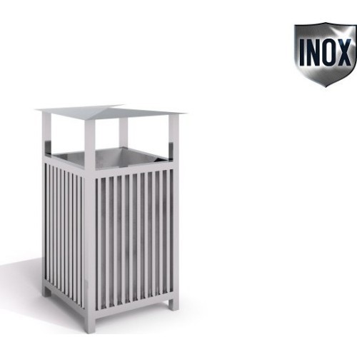 Stainless Steel Trash Bin Inter-Play 03