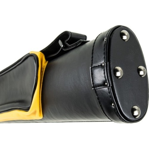 Kietas dėklas biliardo lazdoms Style SY-1, geltonai juodas, 2/2, 85 cm