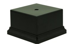 Plastic black base 120x120x80mm