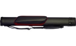 Kietas dėklas biliardo lazdai Style SY-2, raudonas-juodas, 2/2, 85 cm