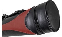 Kietas dėklas biliardo lazdai Style SY-2, raudonas-juodas, 2/2, 85 cm