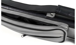 Billiard Cue Hard Case Royal III RO3-2, grey-black,for 2 Butts/2 shafts