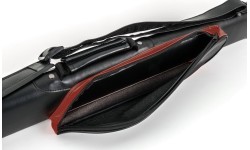 Kietas dėklas biliardo lazdai Style SY-2, raudonas-juodas, 2/2, 85 cm