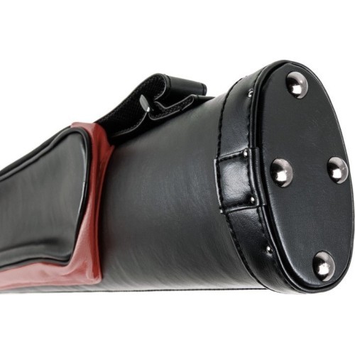 Kietas dėklas biliardo lazdai Style SY-2, raudonas-juodas, 2/2, 85 cm