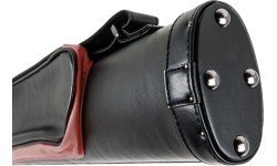 Kietas dėklas biliardo lazdai Style SY-2, raudonas-juodas, 2/2, 85 cm