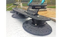 Dviračių laikiklis su siurbtukais dviem dviračiams Rassine LX-B6