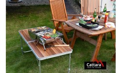 Походный угольный гриль Cattara Double 2x38 см