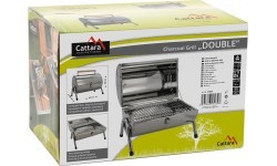 Походный угольный гриль Cattara Double 2x38 см