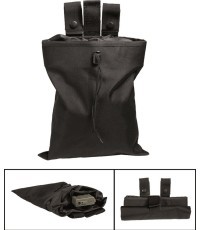 BLACK EMPTY SHELL POUCH