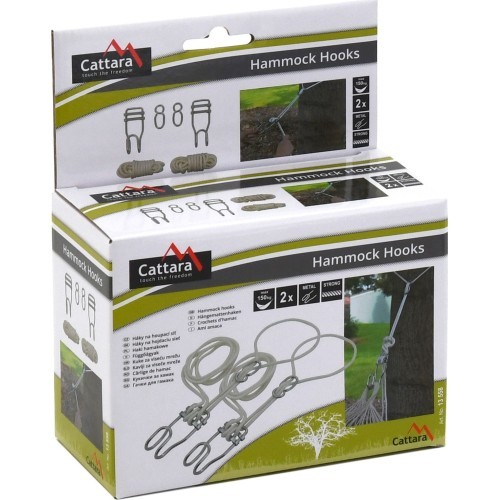 Hammock Hooks Set Cattara