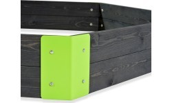 Деревянная шестиугольная песочница Aksent 160x140 см