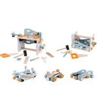 Wooden workshop EcoToys 2in1