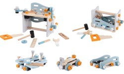 Wooden workshop EcoToys 2in1