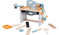 Wooden workshop EcoToys 2in1