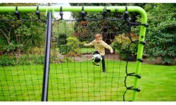 EXIT Tempo multisport rebounder 100x100cm - green/black Multi-station rebounder