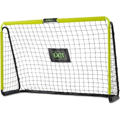 EXIT Tempo plieniniai futbolo vartai 180x120 cm, žali/juodi, vaikams