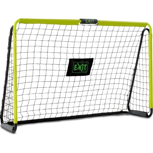 EXIT Tempo plieniniai futbolo vartai 180x120 cm, žali/juodi, vaikams