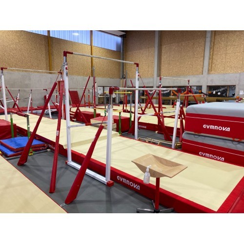 RIO COMPETITION ASYMMETRIC BARS - SHORT CABLE - NATURAL FIBRE HAND-RAIL