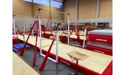 RIO COMPETITION ASYMMETRIC BARS - SHORT CABLE - NATURAL FIBRE HAND-RAIL
