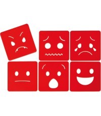 Trafaretai - Emocijos 6 vnt.