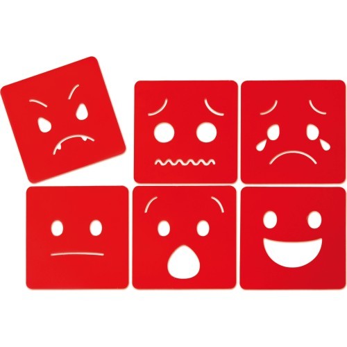 Trafaretai - Emocijos 6 vnt.