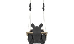 Детские качели с деревянной рамой Ecotoys Mouse