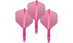 Dart Flights Target K-Flex Neon No.6 Short – 3-Pack - Fluo Pink