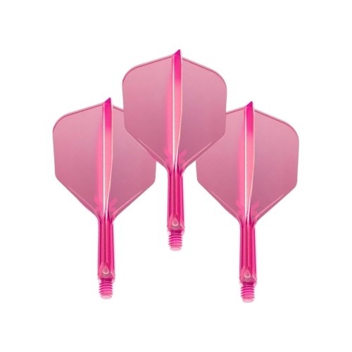 Dart Flights Target K-Flex Neon No.6 Medium – 3-Pack - Fluo Pink