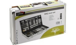 Barbecue Tools Set Cattara - 30pcs, Aluminium Case