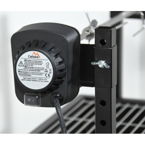Гриль с электромотором 230В Cattara Barbecue 60 см