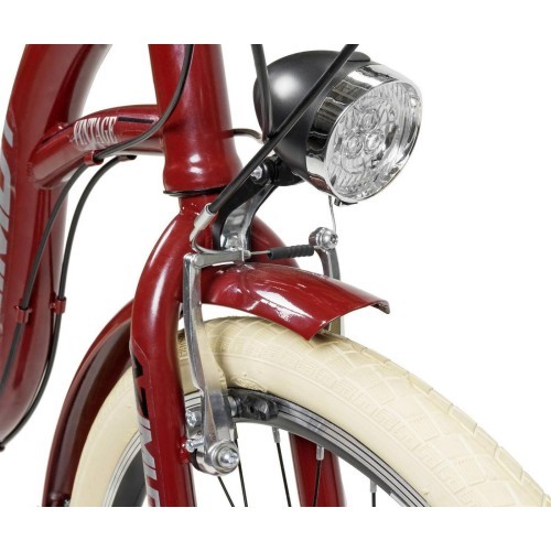 Dviratis AZIMUT Vintage TX-7 28" 2025 burgund-cream shiny