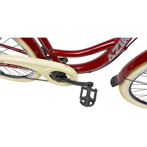 Dviratis AZIMUT Vintage TX-7 28" 2025 burgund-cream shiny
