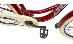 Dviratis AZIMUT Vintage TX-7 28" 2025 burgund-cream shiny