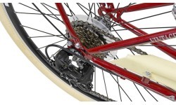 AZIMUT Vintage TX-7 28" 2025 Bicycle burgundy-cream shiny