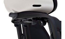 Заднее детское велокресло Thule Yepp Nexxt Maxi Snow White, крепление на багажник