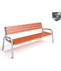 Скамейка из нержавеющей стали 15