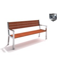 Nerūdijančio plieno suoliukas Inter-Play 07