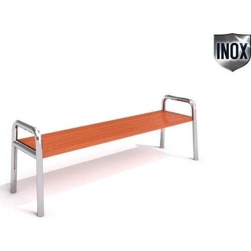 Nerūdijančio plieno suoliukas Inter-Play 03