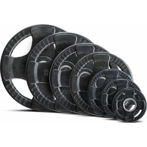 Обрезиненные олимпийские диски Body-Solid с 4 ручками ORTK, 2,5 кг