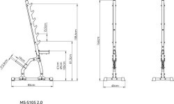 Многоуровневые стойки (2 шт.) MS-S105 2.0 - Marbo Sport